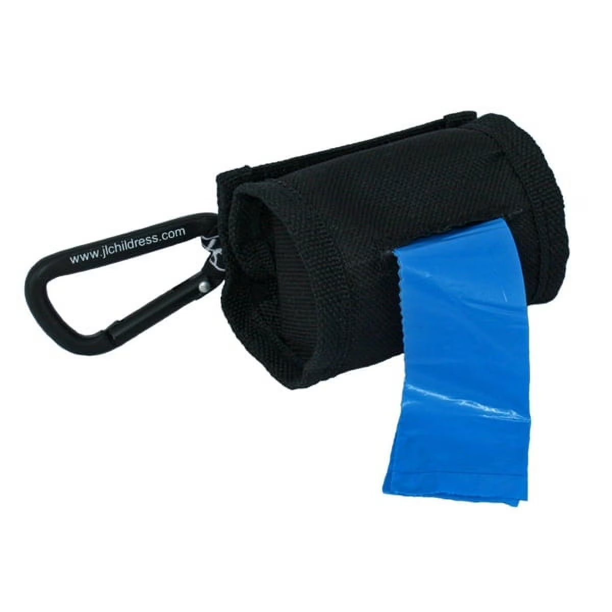 Bag N' Bags Portable Fabric Duffel Dispenser and Waste Bag Refill - Includes 30 Disposable Bags - Black