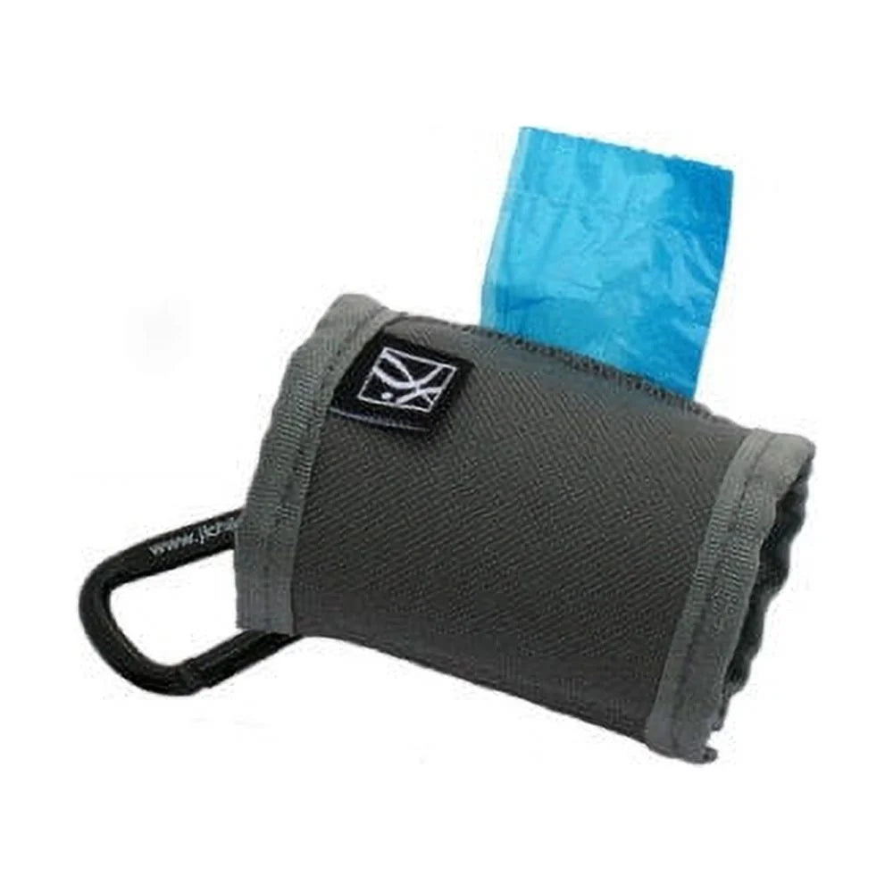 Bag N' Bags Portable Fabric Duffel Dispenser and Waste Bag Refill - Includes 30 Disposable Bags - Black